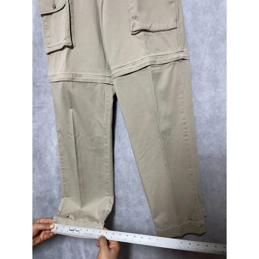 VTG Banana Republic Pants Men's 31X33 Chino Twill Convertible Safari Straight